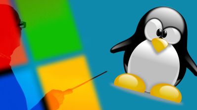 Logos Windows Linux.
