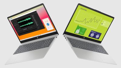 Portátiles de HP en funcionamiento.