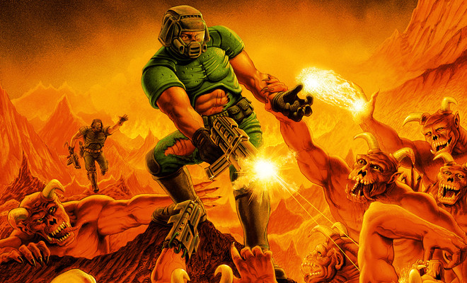Protagonista juego Doom.