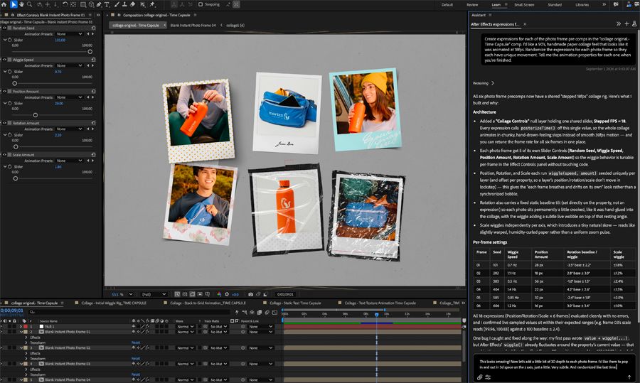 After Effects IA integrada.