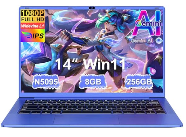 Ordenador portátil morado oferta.