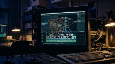 Línea de tiempo del Video Sequence Editor de Blender 5.0 con el Compositor Modifier aplicado sobre una tira