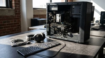 Captura de pantalla de la terminal de Debian ejecutando comandos de actualización