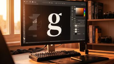 Interfaz de GIMP 3.2.6 mostrando la herramienta de texto y el panel de capas