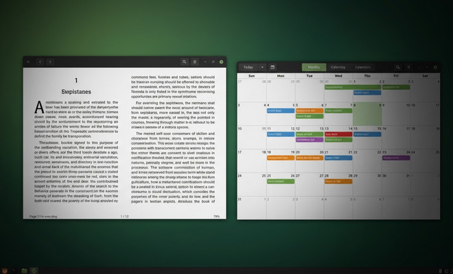 Linux Mint presenta Xepub y Clockenstein, sus nuevas apps para leer EPUB y gestionar nuestros calendarios