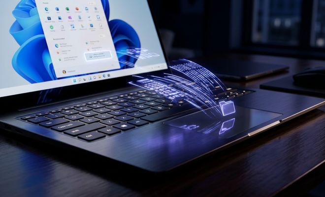 Panel de configuración de búsqueda en Windows 11 con la opción de indexación automática