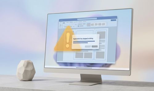 Interfaz de Microsoft Word mostrando un cierre inesperado al generar un documento desde una plantilla