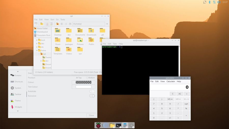 Raspberry Pi Desktop escritorio.