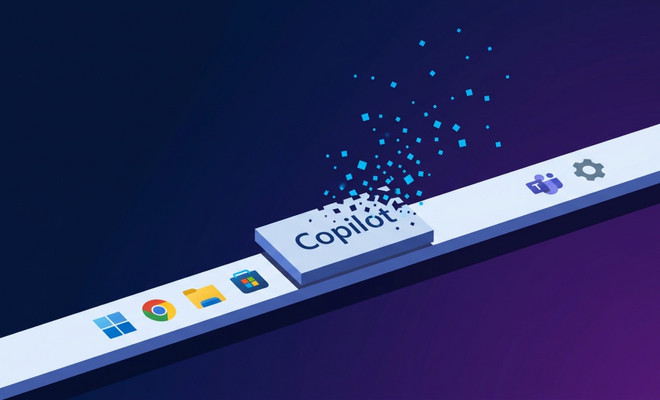 Microsoft desactiva Ask Copilot de la barra de tareas de Windows 11 para mejorar la experiencia del usuario