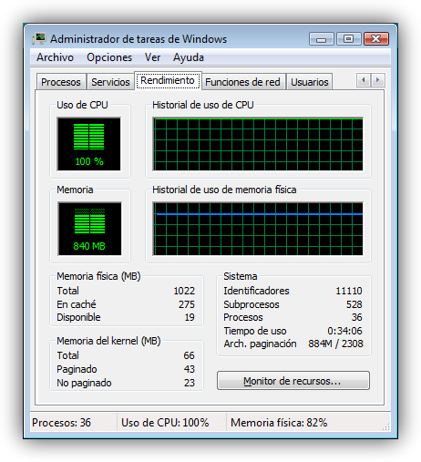 Cómo abrir y utilizar el monitor de rendimiento de Windows Vista