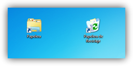 Iconos para la papelera de reciclaje de Windows 7