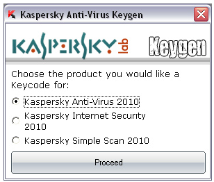 Keygen para Kaspersky utilizado para - SoftZone