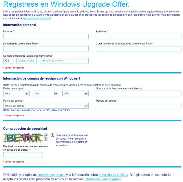 registro actualizacion windows 7 a windows 8