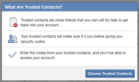 trusted contacts online