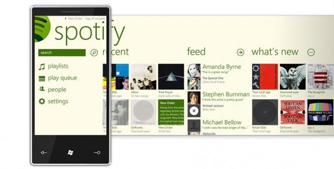 Spotify en Windows Phone 8
