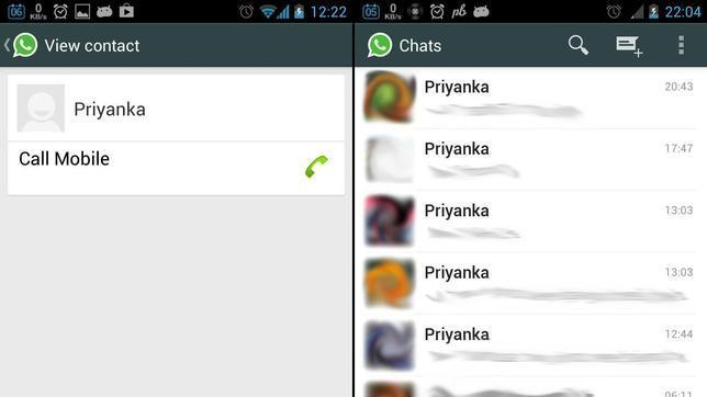 Priyanka en WhatsApp