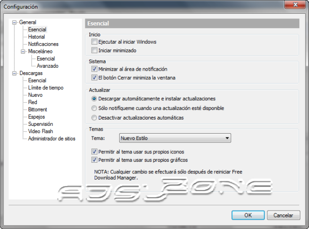 configurar free download manager