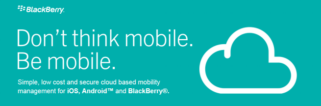 BlackBerry lanza un servicio en la nube