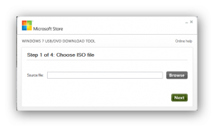 Windows 7 USB DVD Download Tool Foto 1