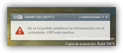 ESET Windows 10 error HIPS foto 2