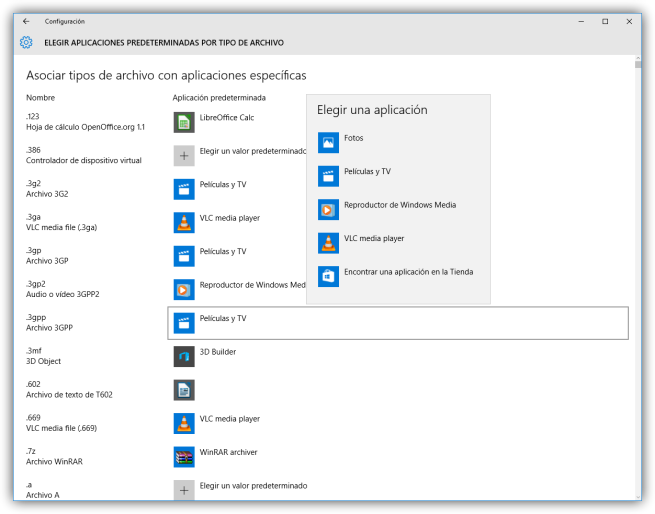 Windows 10 cambiar asociacion archivos foto 5