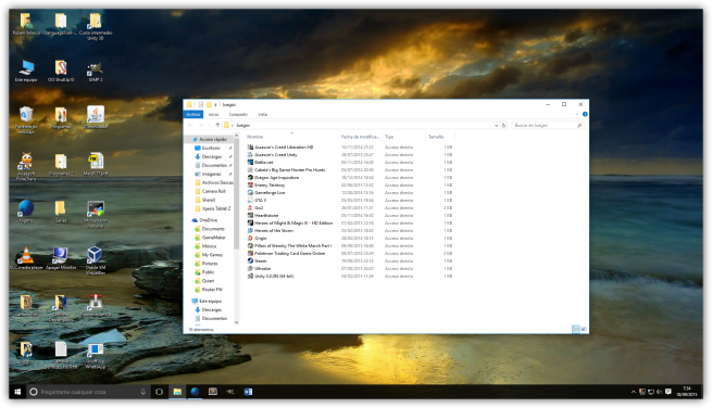 problema con la vista de iconos de Windows 10
