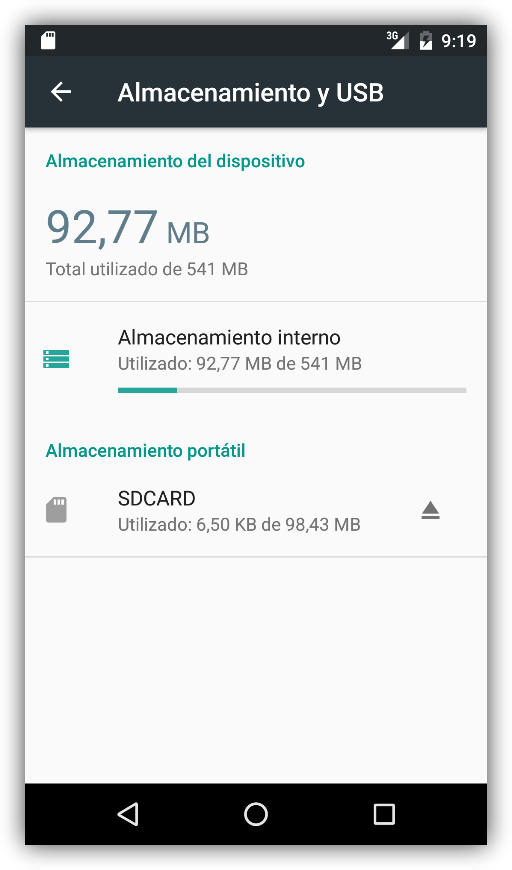 Explorador de archivos en Android 6.0 - 1
