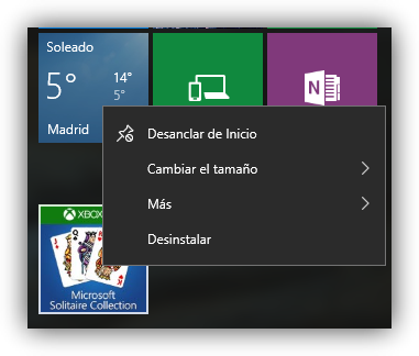Desinstalar Modern App en Windows 10