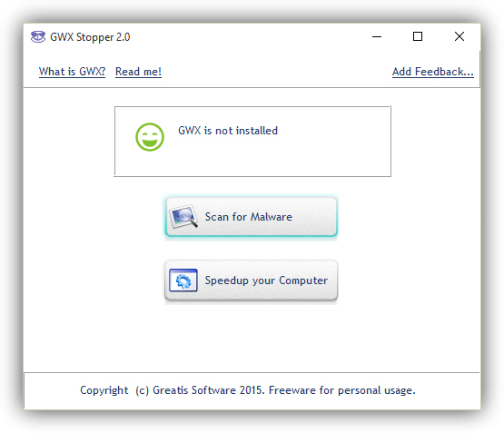 GWX Stopper 2.0 - evita actualizar a Windows 10