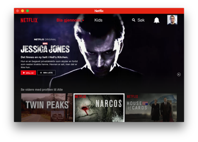 Netflix en Vivaldi Browser