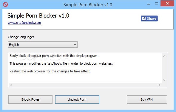Simple Porn Blocker