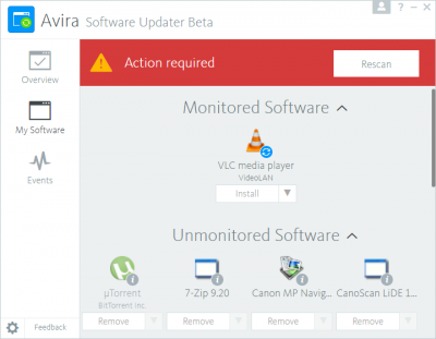 Avira Software Updater