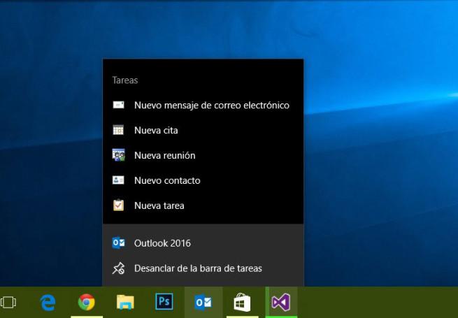 Barra tareas Windows 10