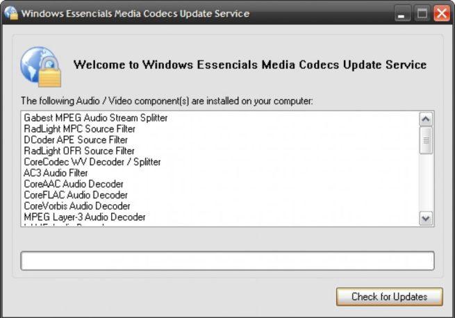 Windows Essentials Codec Pack