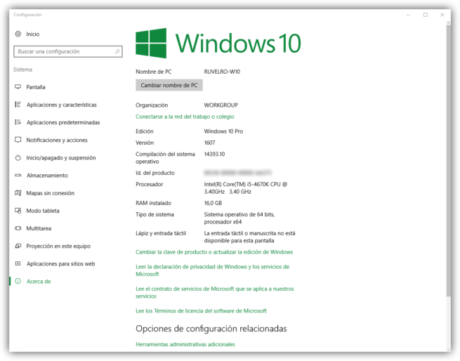 Acerca de Windows 10 Anniversary Update
