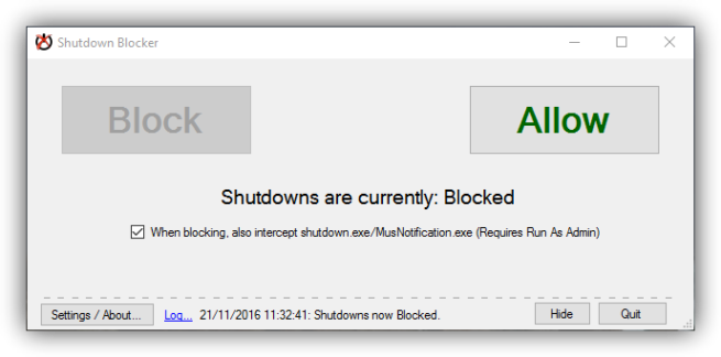 shutdownblocker