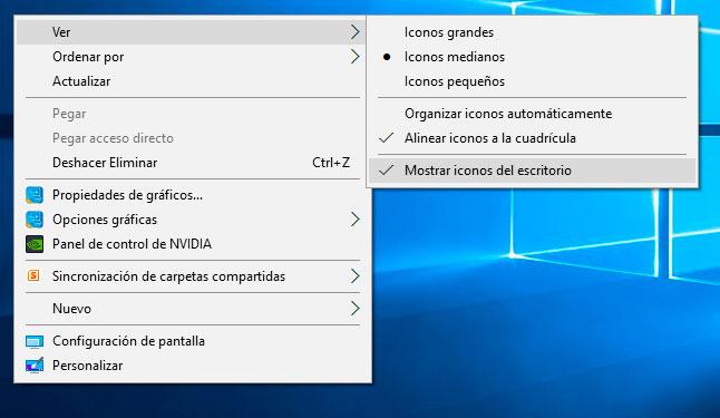 Propuesta alternativa perder mucho Cómo ocultar y mostrar los iconos del escritorio rápidamente en Windows -  SoftZone