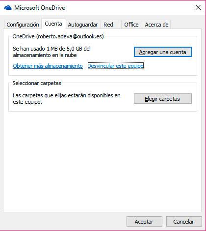 OneDrive en Windows 10