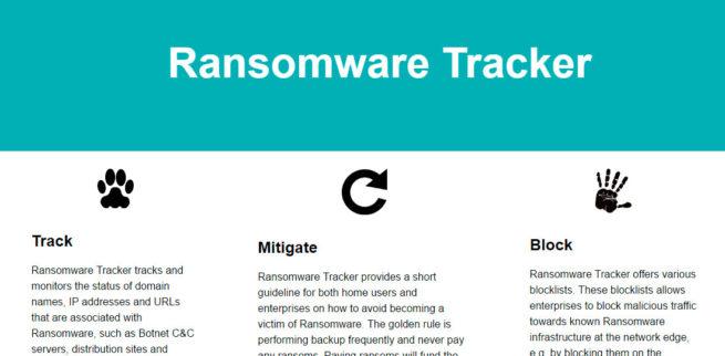Ransomware Tracker