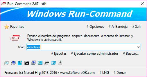 Run Command Ejecutar de Windows