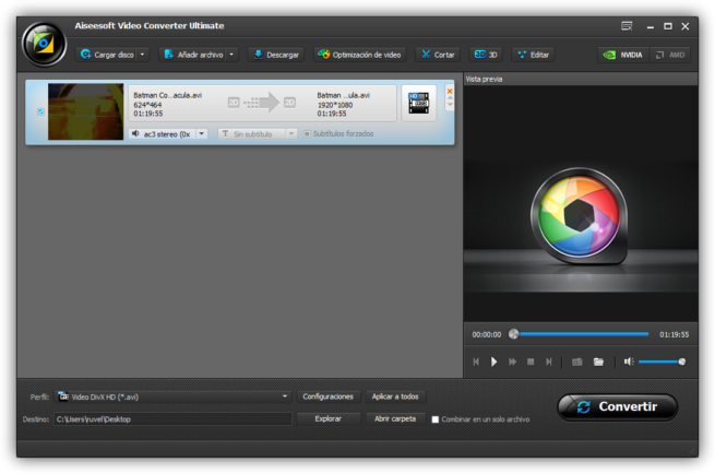 Aiseesoft Video Converter Ultimate - Video cargado