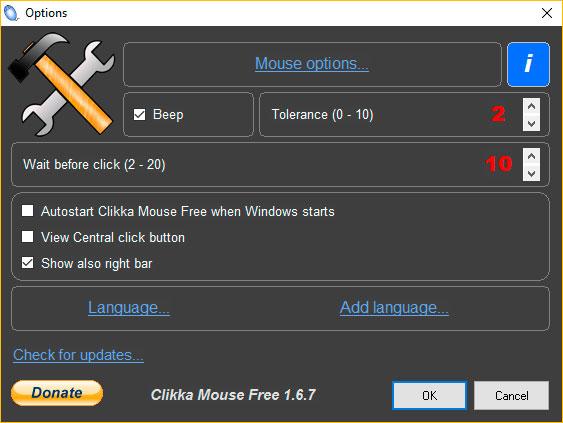 clikka mouse simular el doble clic del ratón