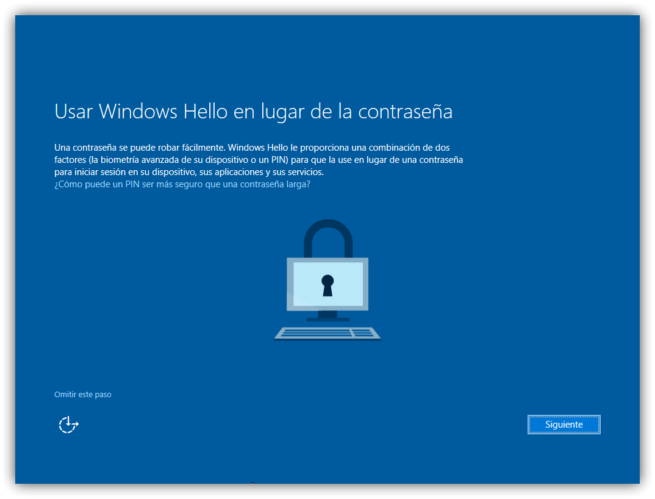 Configurar Windows Hello huella Windows 10