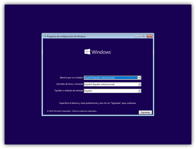 Instalar Windows 10 paso a paso - asistente 1