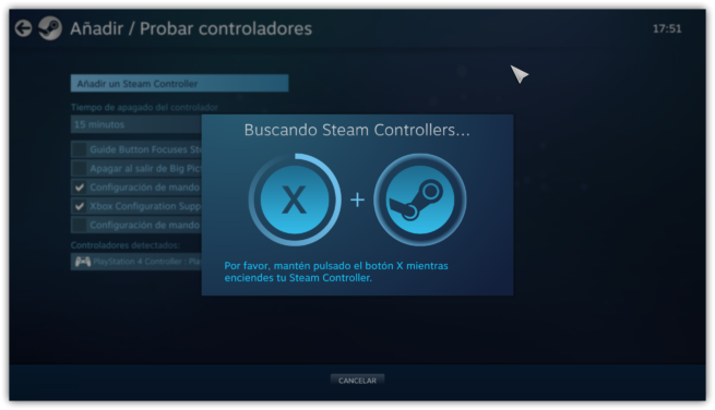 Conectar nuevo mando a Steam