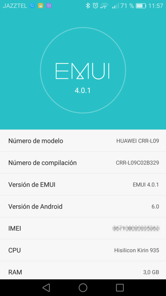 Actualizaciones EMUI Huawei