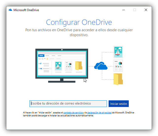 Configurar OneDrive Windows 10