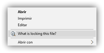 Desbloquear archivo LockHunter