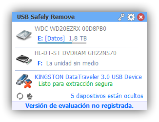 USB Safely Remove - Volver a montar USB