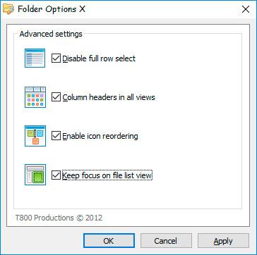 opciones ocultas explorador de Windows